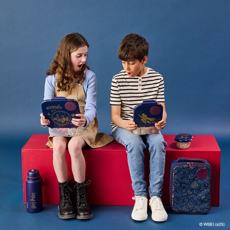Harry Potter Lunchbox dla dzieci i dorosłych - śniadaniówka z przegródkami i wkładem chłodzącym b.box