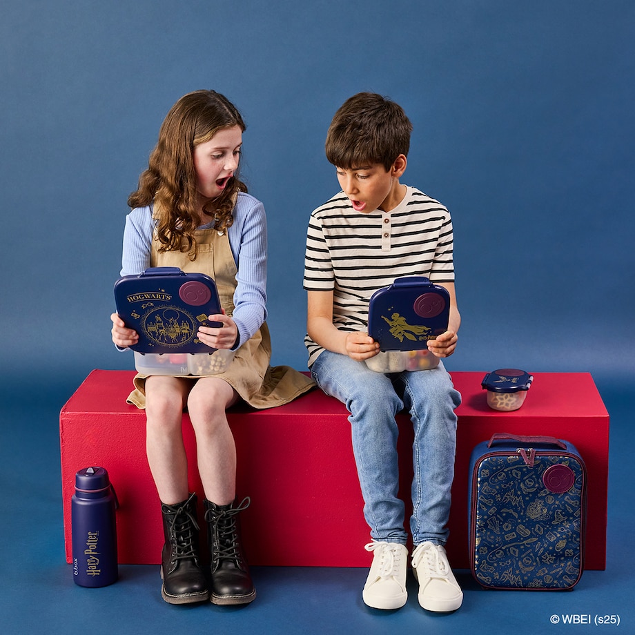 Harry Potter Lunchbox dla dzieci i dorosłych - śniadaniówka z przegródkami i wkładem chłodzącym b.box