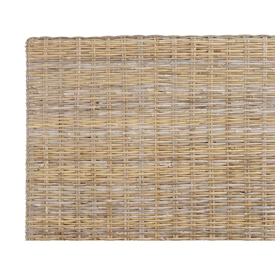 Łóżko rattanowe 180 x 200 cm naturalne SALBRIS