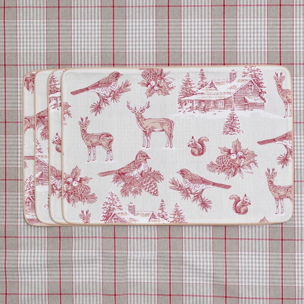 Obrus Glen Check - 130 cm x 250 cm - idealny dla 6 osób