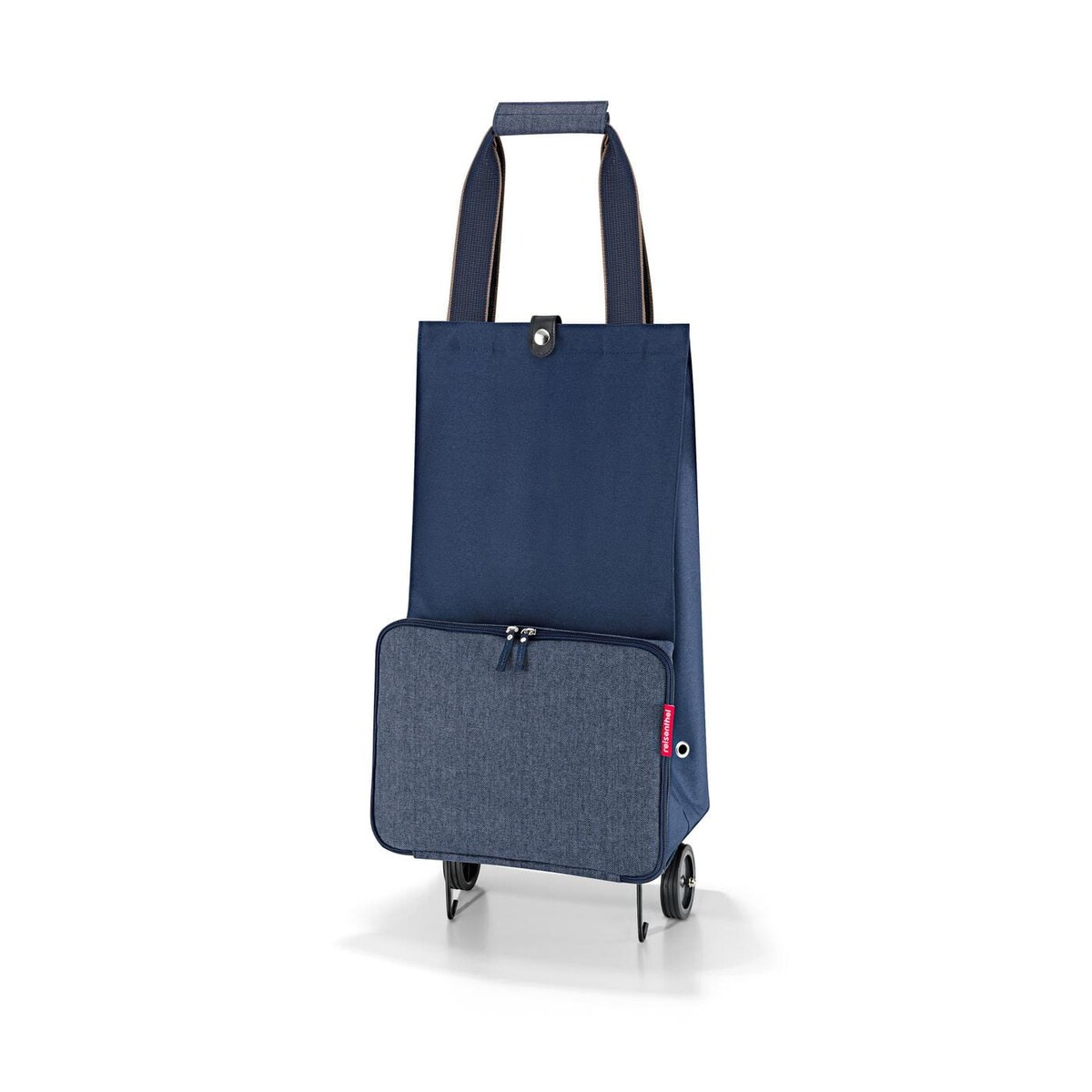 Wózek FOLDABLETROLLEY, herringbone, dark blue