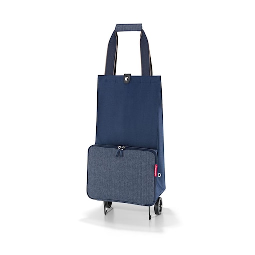 Wózek FOLDABLETROLLEY, herringbone, dark blue