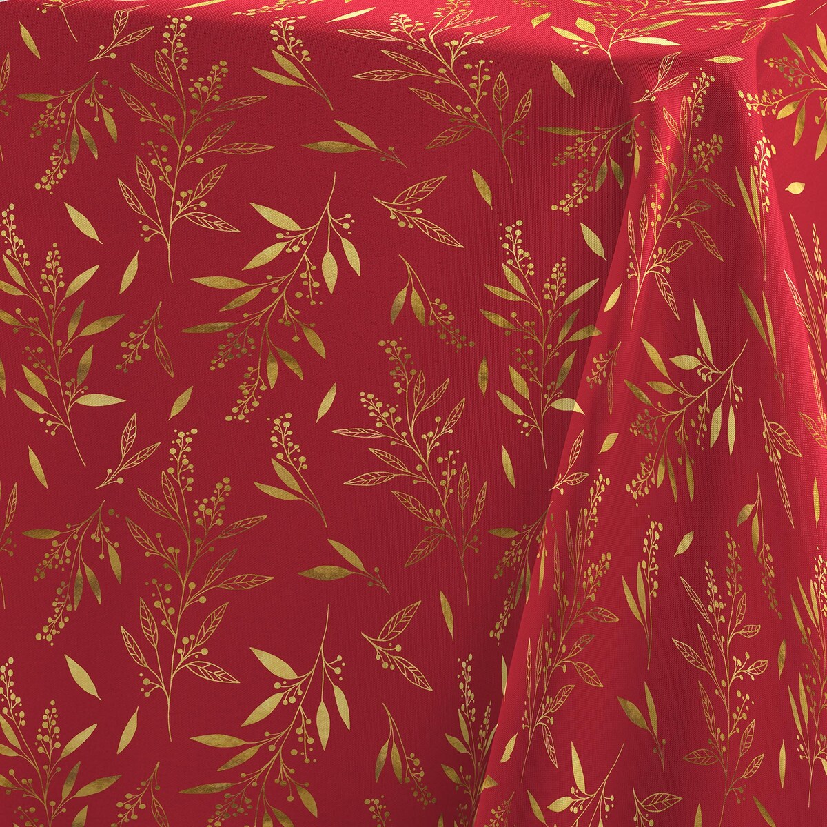 Obrus ze złotym wzorem, 140 x 240 cm, NAELLE