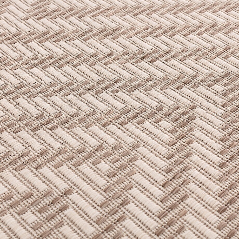 Dywan Lineo beige/mink 120cm, ⌀120 cm