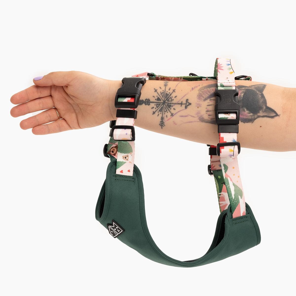 Szelki bezuciskowe Stay on "Więcej niż jedno zwierzę" - Szerokość taśmy: 25mm, Rozmiar: XL