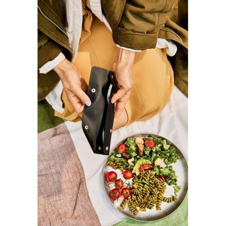 Zestaw 4 stalowych sztućców Black+Blum