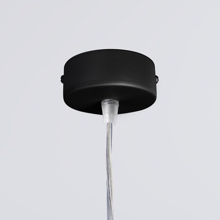 Lampa wisząca FARGE czarna LED 3000K