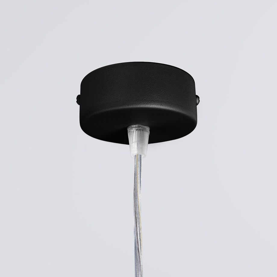 Lampa wisząca FARGE czarna LED 3000K