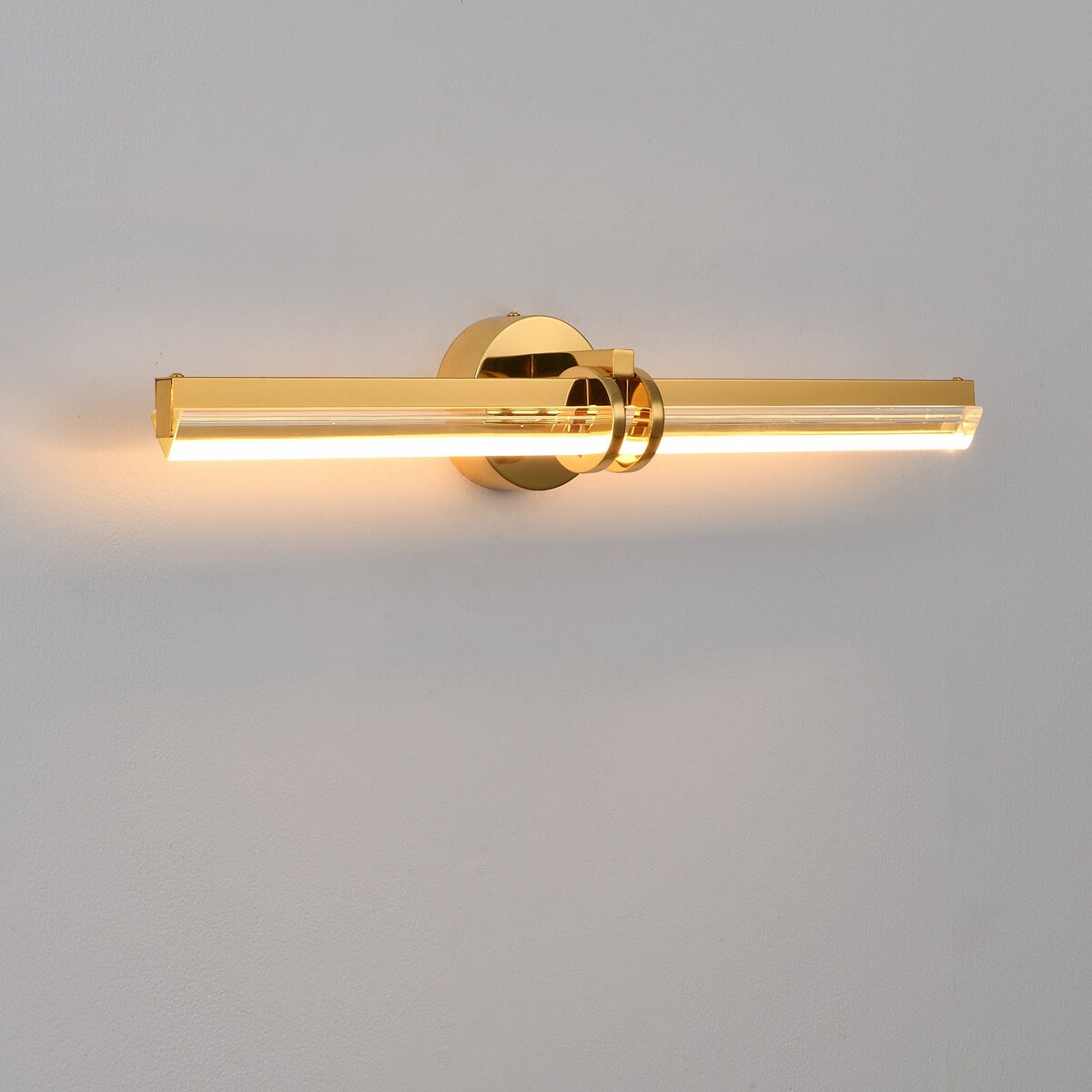 Lampa ścienna kinkiet LOVELY LED złota 58 cm