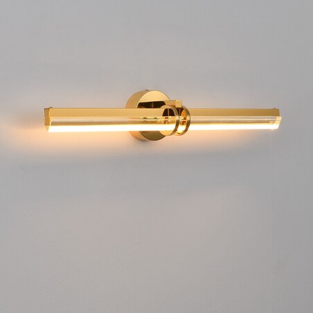 Lampa ścienna kinkiet LOVELY LED złota 58 cm