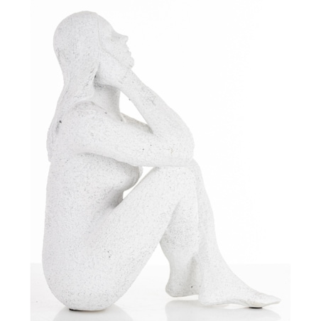 Figura siedzącej kobiety 23x10x18,5 cm DONNA
