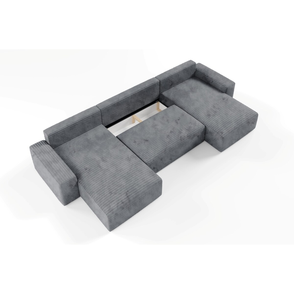 Narożnik COCO U z funkcją spania Kolor: TILIA 90