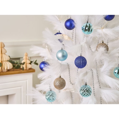 Zestaw 96 bombek PIELINEN Niebieski