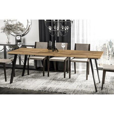 Stół rozkładany LIWIA 130(210)x80 dąb wotan