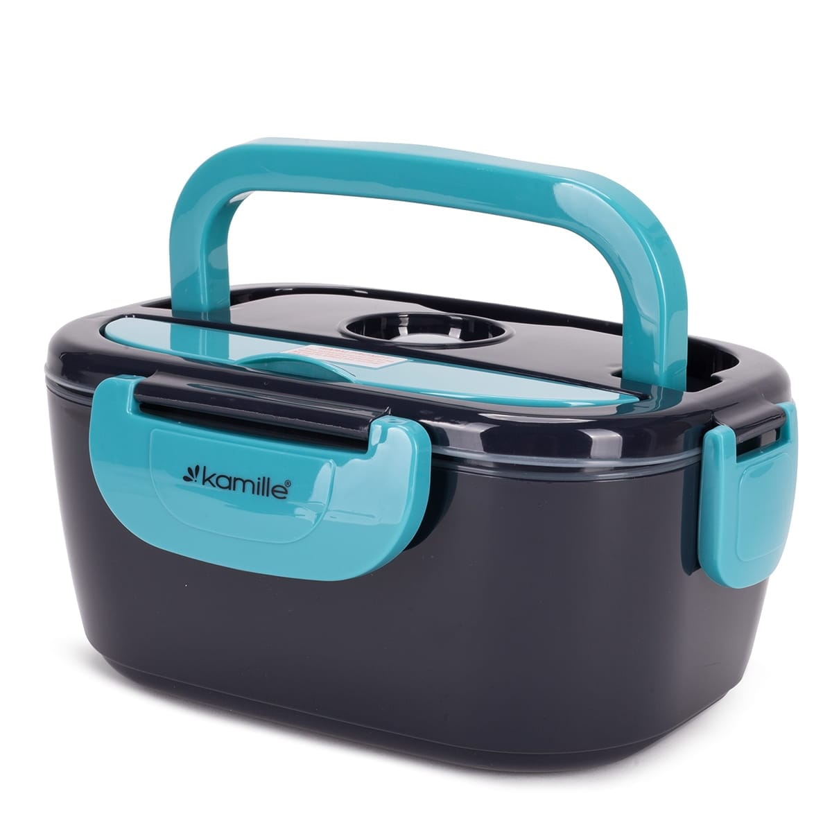 Elektryczny lunch box podgrzewany termos samochodowy do auta + wtyczka KAMILLE