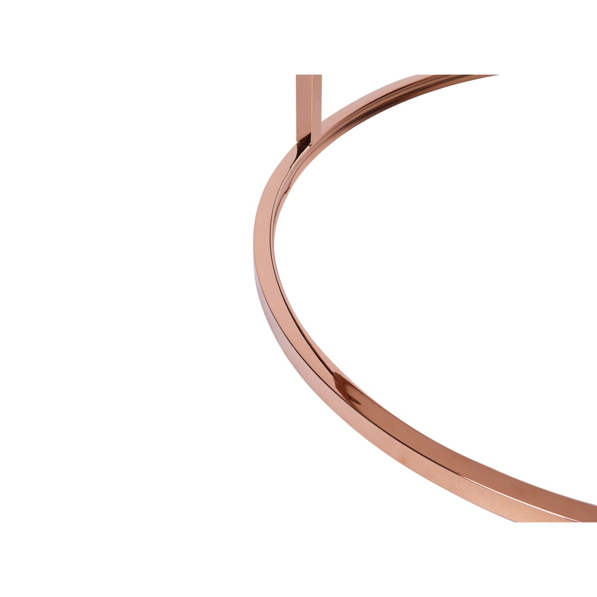 Stolik kawowy beżowy/miedziany efekt marmuru CORAL