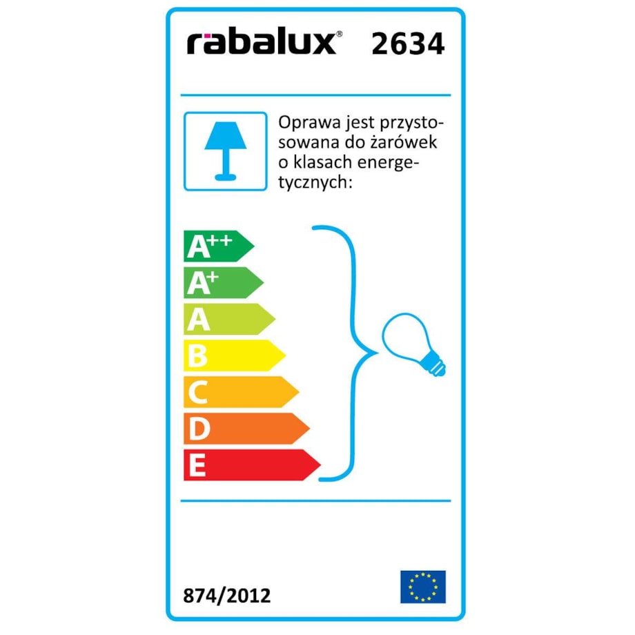 Plafon LAMPA sufitowa ANASTASIA 2634 Rabalux okrągła OPRAWA natynkowa brązowa