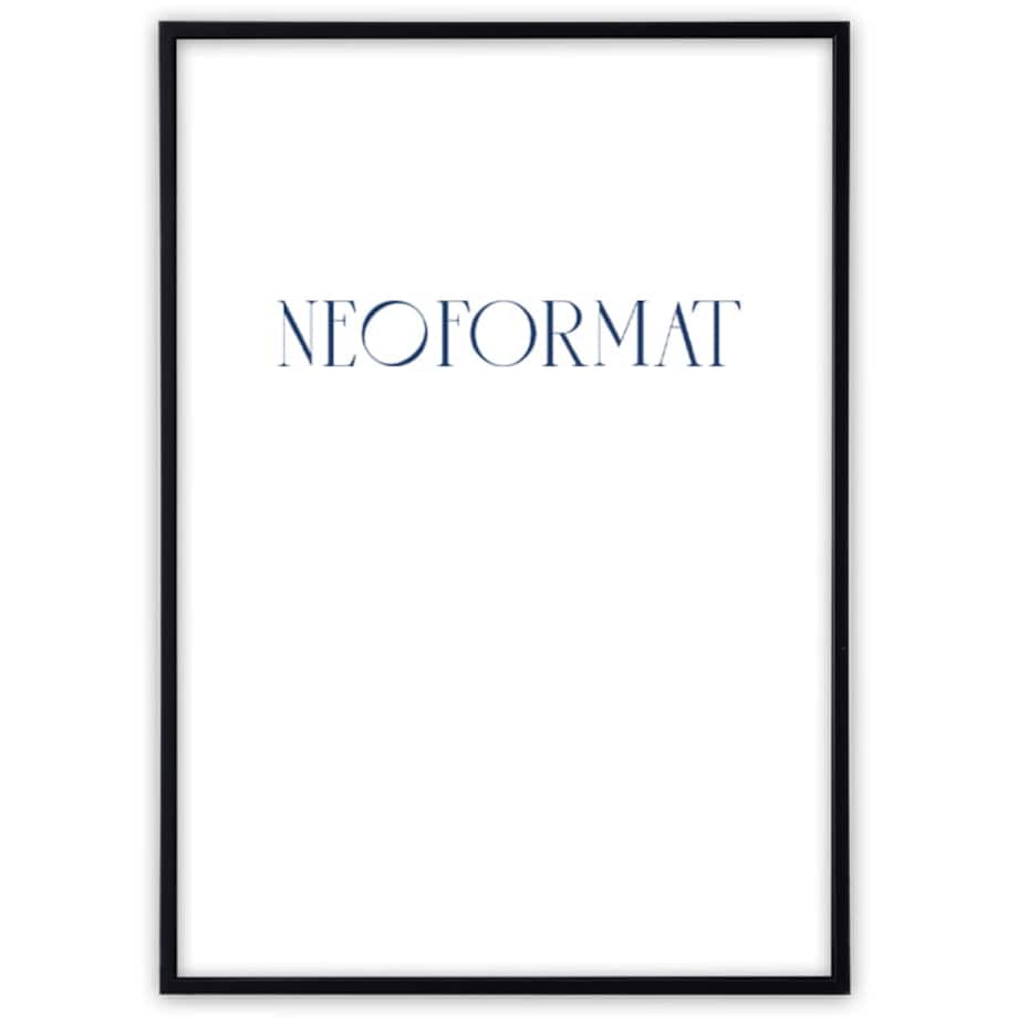 rama aluminiowa n czarna 70x100 cm