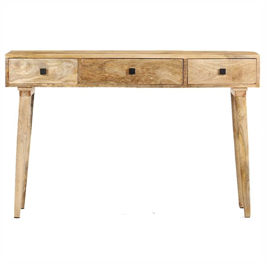 vidaXL Stolik konsola, 115x35x76 cm, lite drewno mango