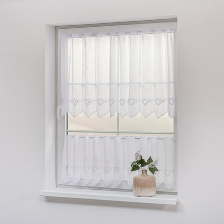 Zazdrostka żakardowa Heart wys. 40 cm na metry 130x0