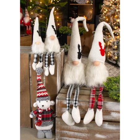 SKRZAT świąteczny KRASNAL gnom Mikołaj na święta