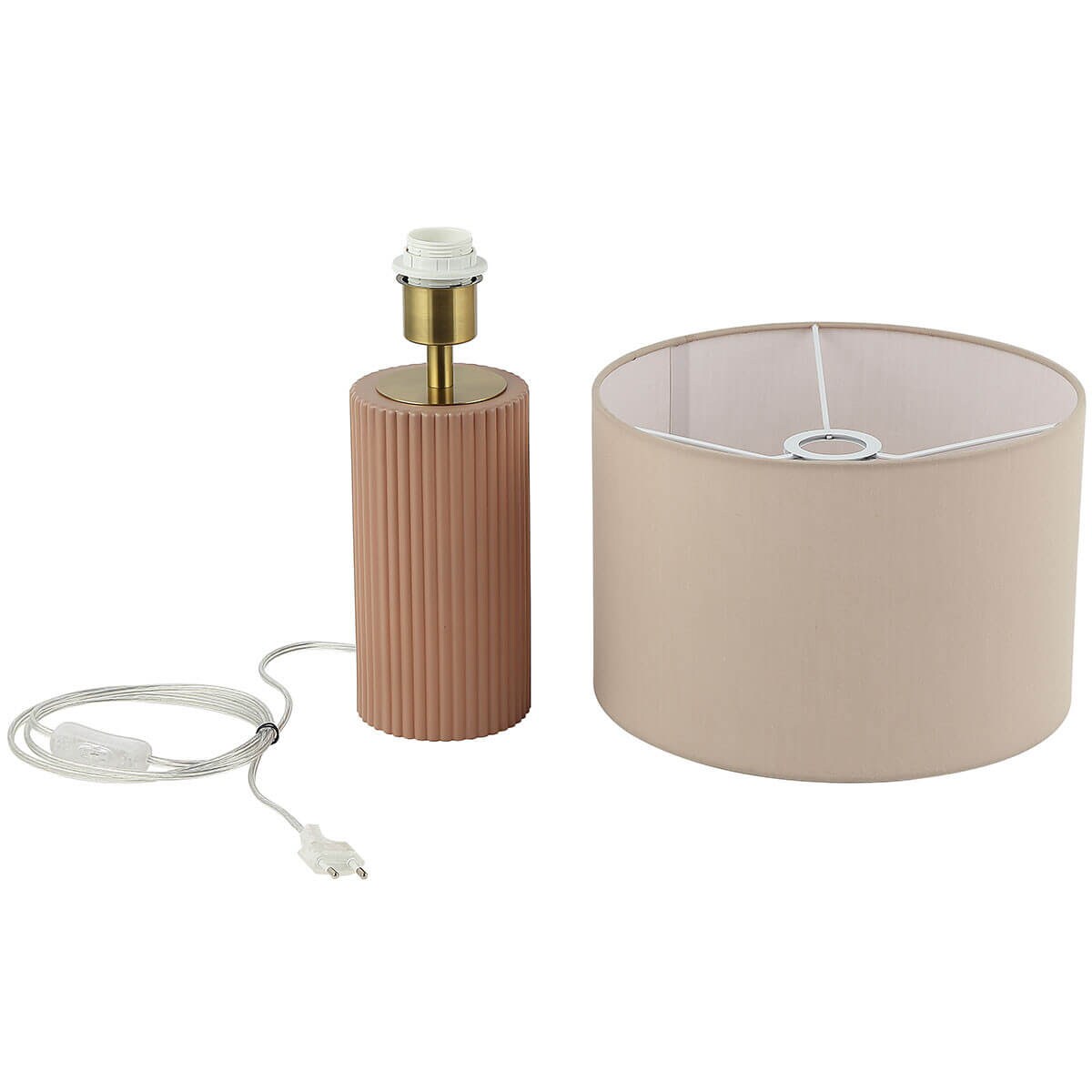 Nocna lampka Tokio LP-787/1T beżowa Light Prestige na komodę z abażurem