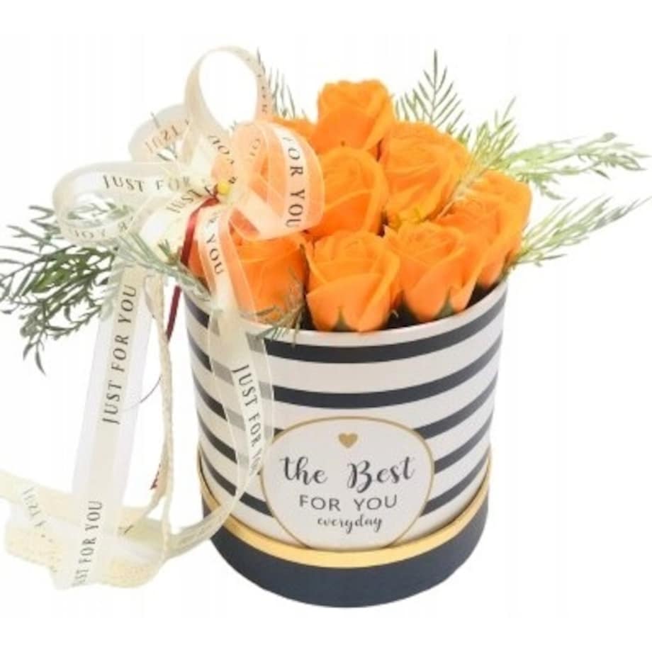 FLOWER BOX DUŻY piękny pachnie kwiaty mydlane na urodziny dzień mamy 18