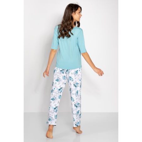 Piżama Eternal Love Aqua, L