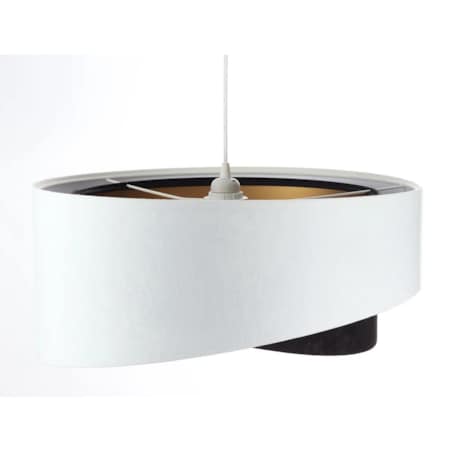 Lampa wisząca BAW biała/czarna