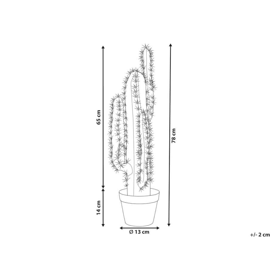 Sztuczna roślina doniczkowa 78 cm CACTUS