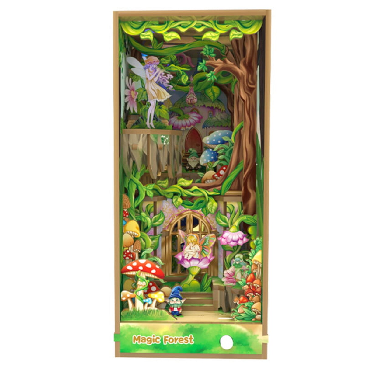 Miniaturowy domek Book Nook - Leśne elfy