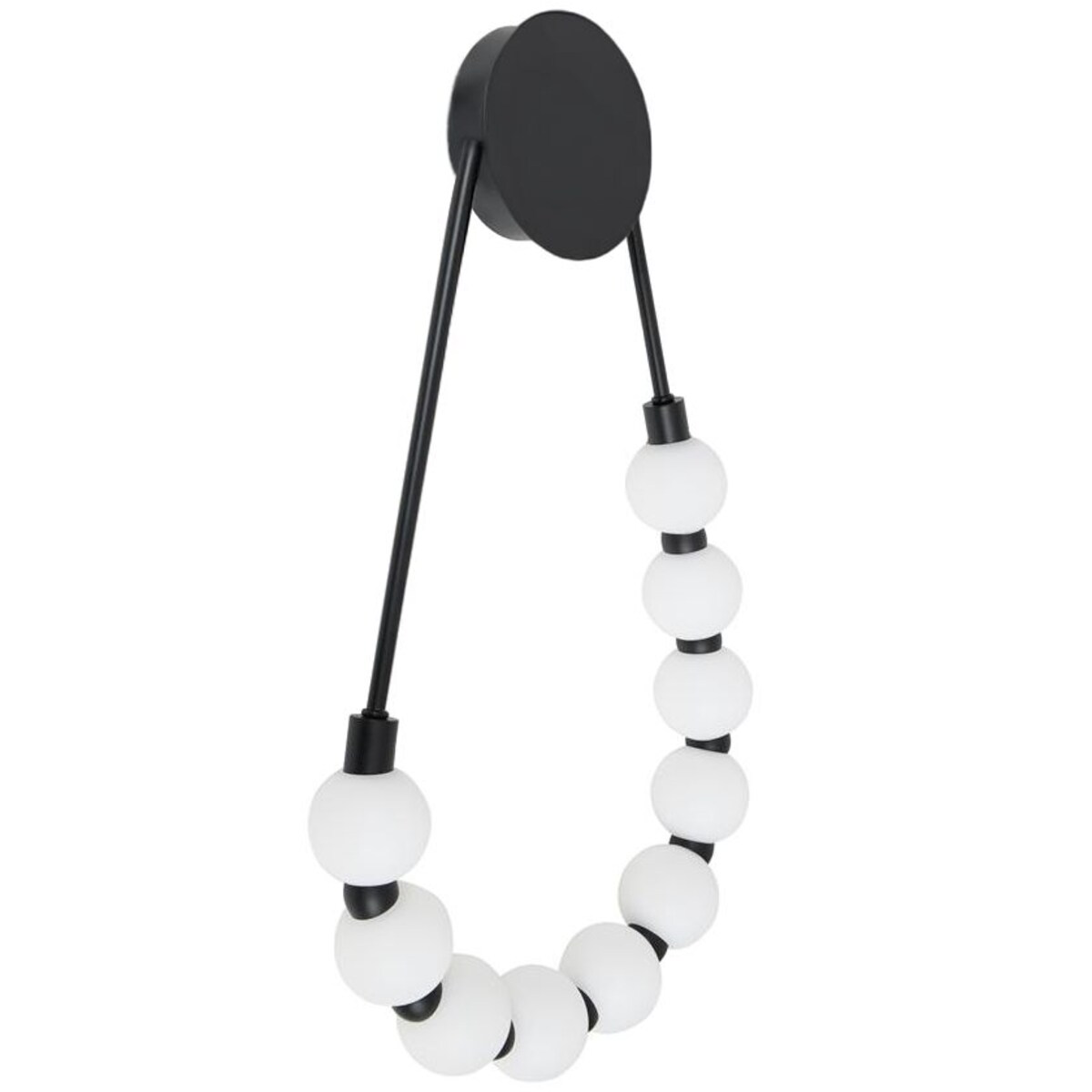Kinkiet App1661-W Czarny, Metal