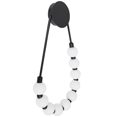 Kinkiet App1661-W Czarny, Metal
