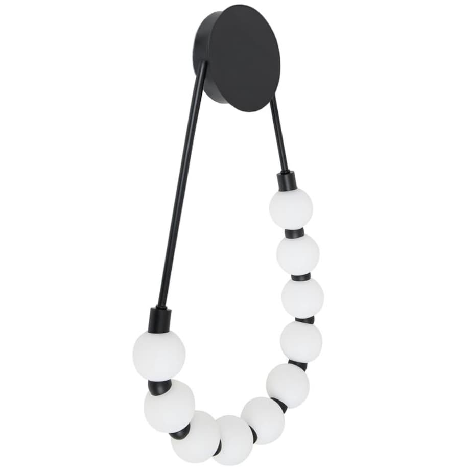 Kinkiet App1661-W Czarny, Metal