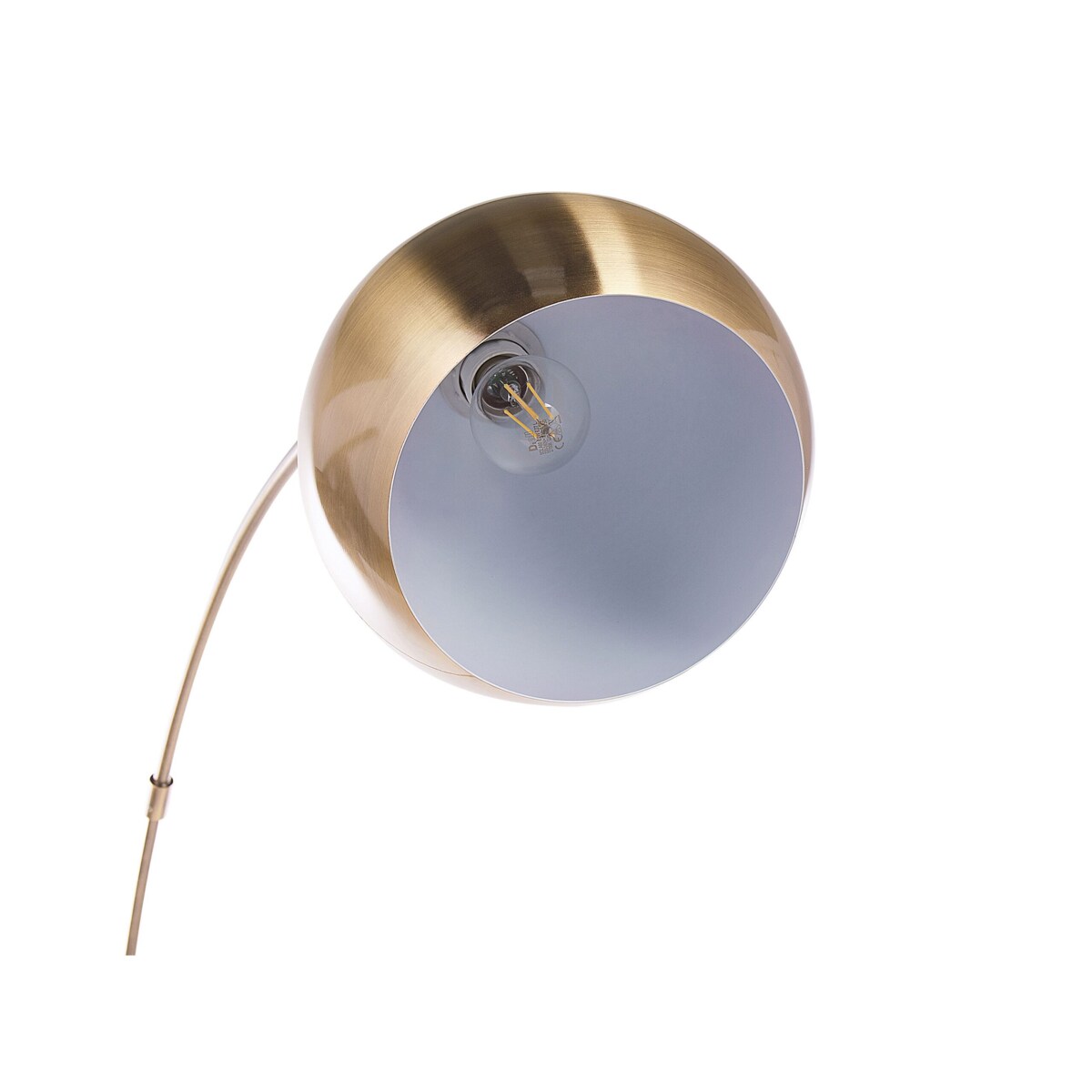 Lampa podłogowa metalowa mosiężna PAROO