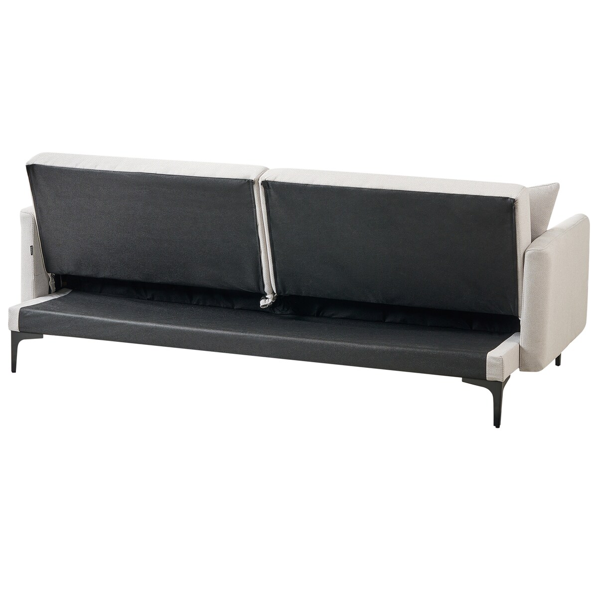 Sofa rozkładana dla 3 osób LUCAN Jasnobeżowy