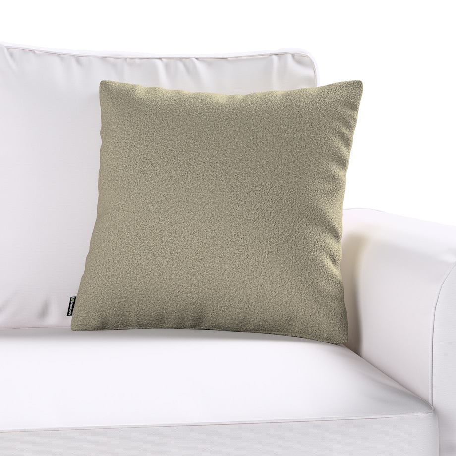 Poszewka Kinga na poduszkę 60x60 ciemno beżowa bukla