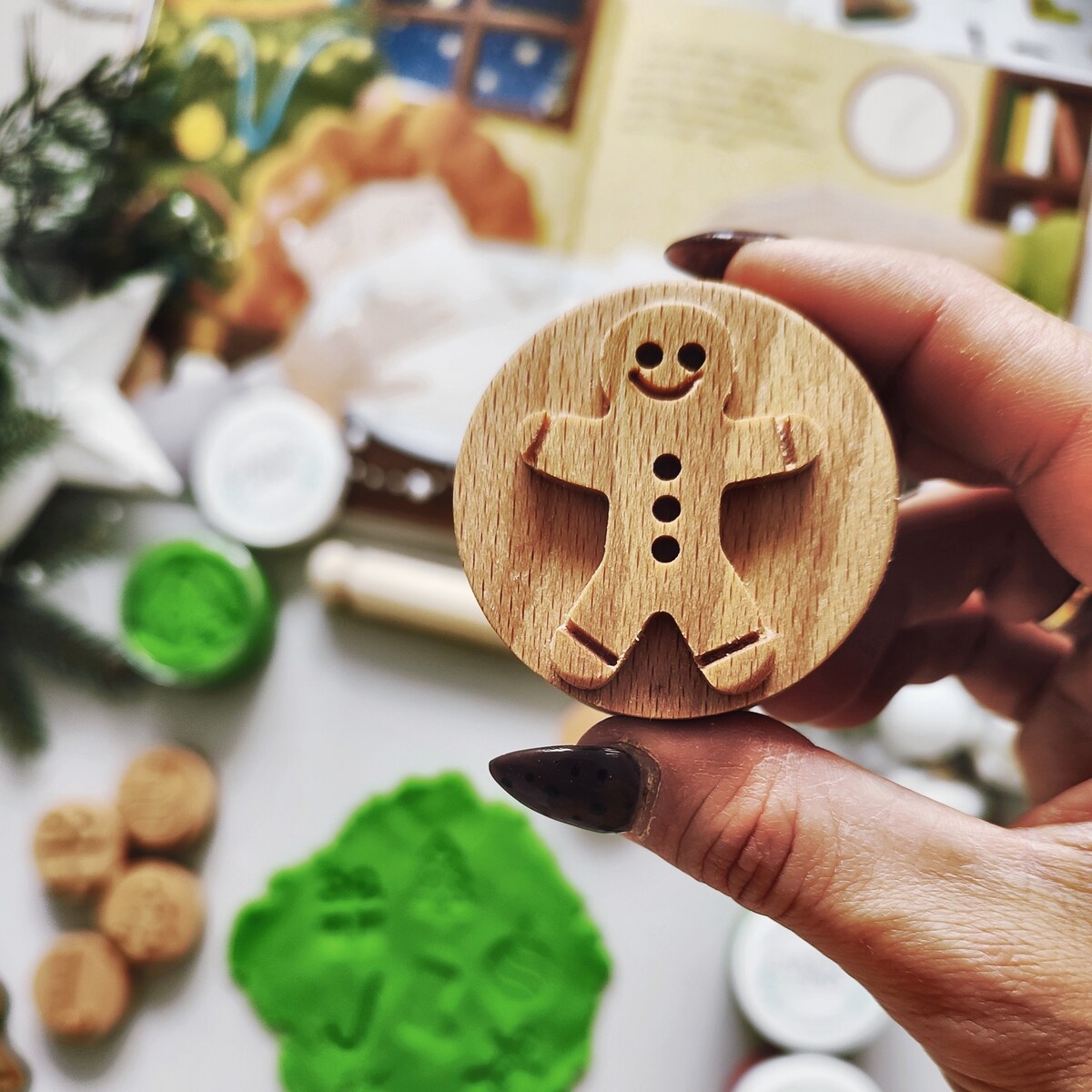 Drewniane stemple Boże Narodzenie