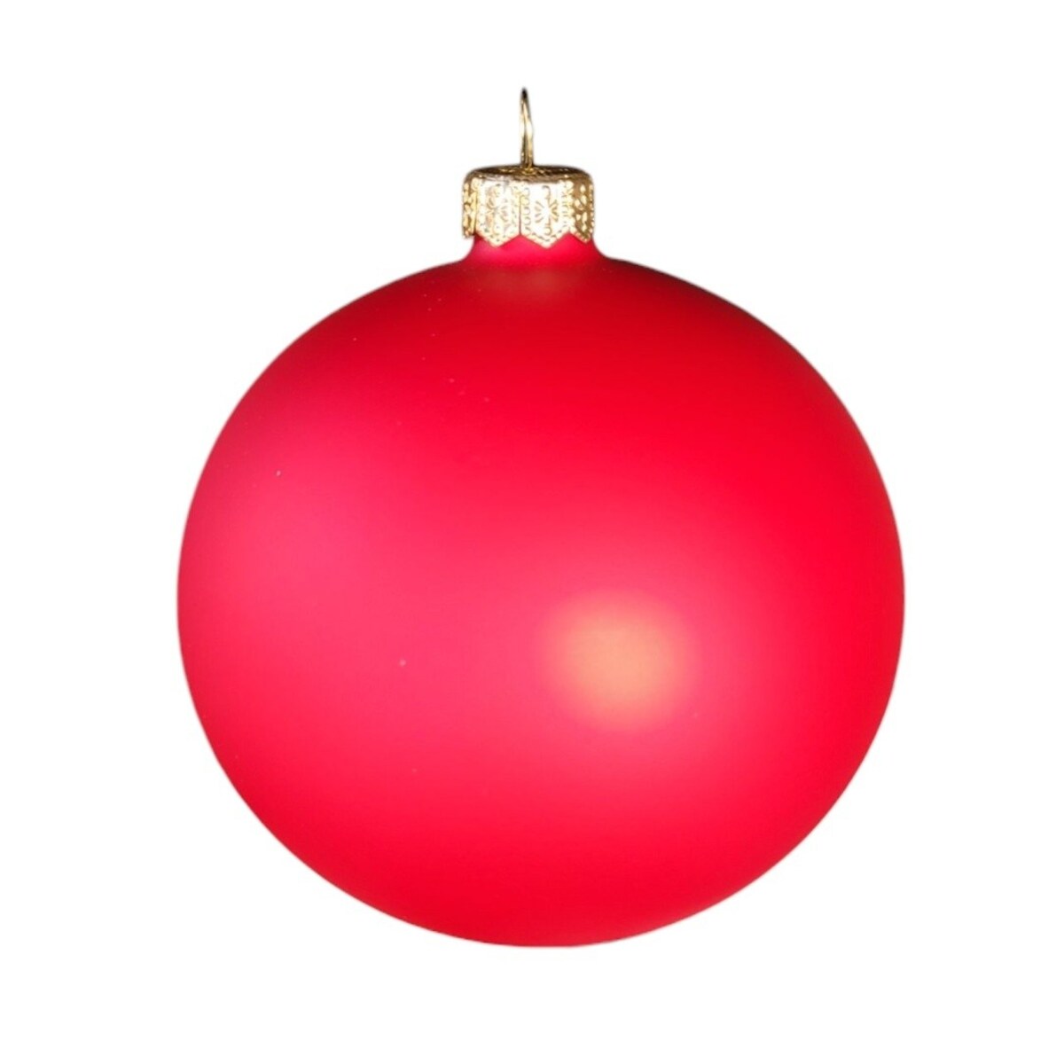 Bombka szklana 4 szt. Ø 10 cm AMALA czerwona