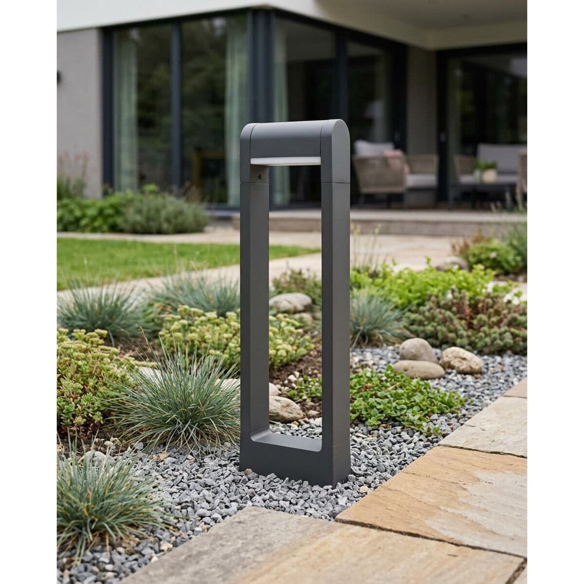 Lampa ogrodowa stojąca K-8257 z serii NOVARA GREY