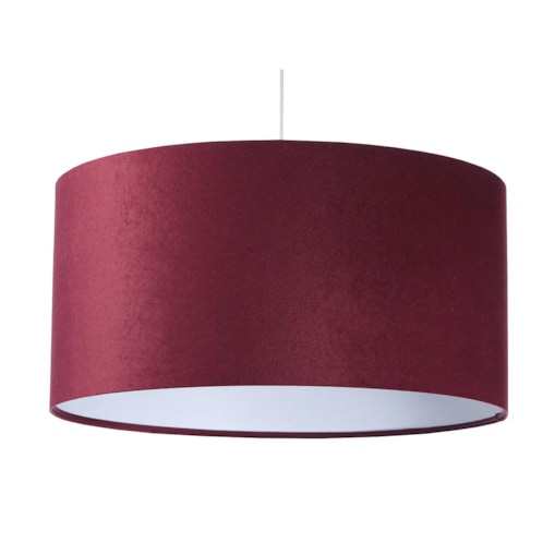 Lampa wisząca HOME 50 bordowa/biała