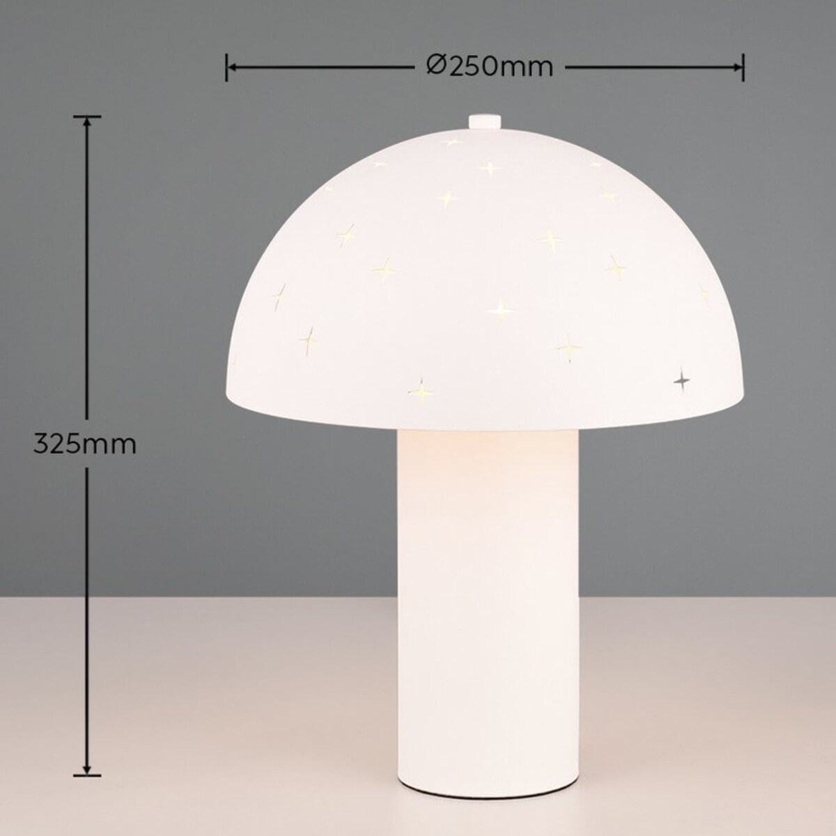 Lampka nocna grzybek Seta R51361031 RL Light efekt gwiazd biała