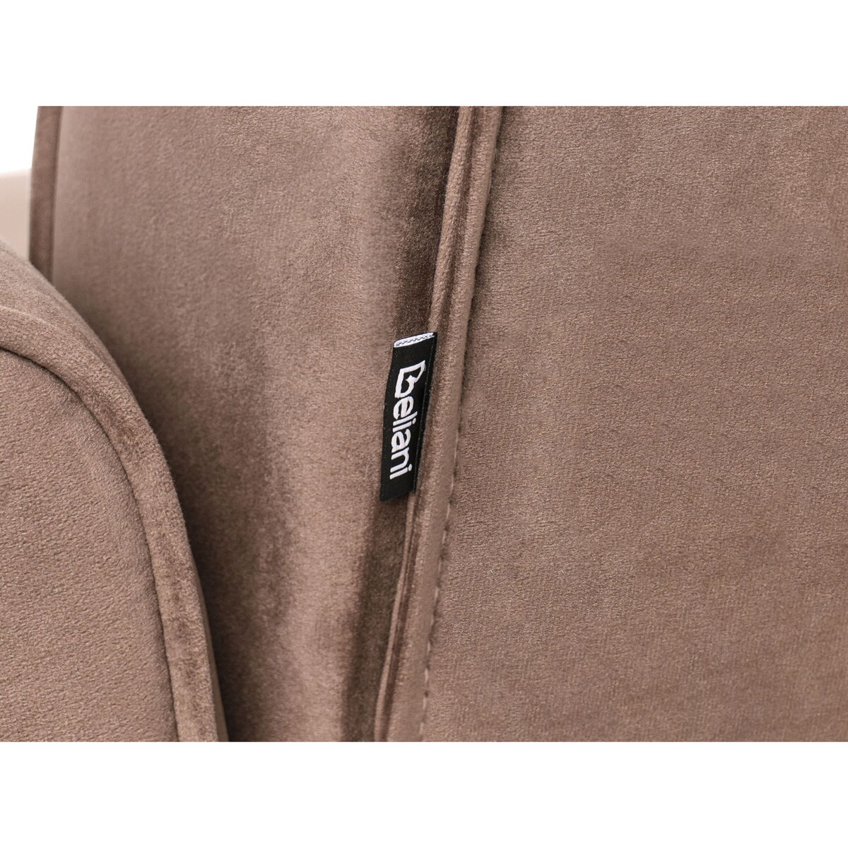 Sofa rozkładana welurowa brązowa SELNES