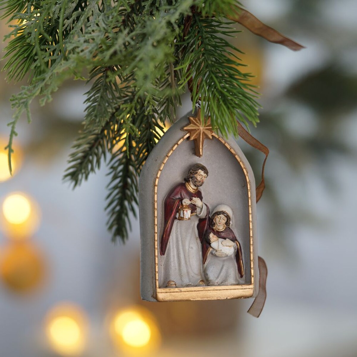 VILLA ITALIA Zawieszka 10 cm Ozdoba świąteczna HOLY FAMILY