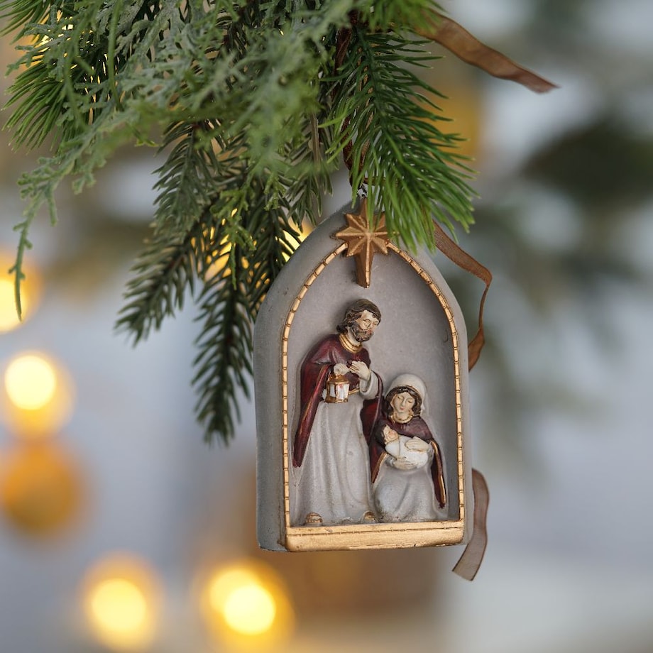 VILLA ITALIA Zawieszka 10 cm Ozdoba świąteczna HOLY FAMILY