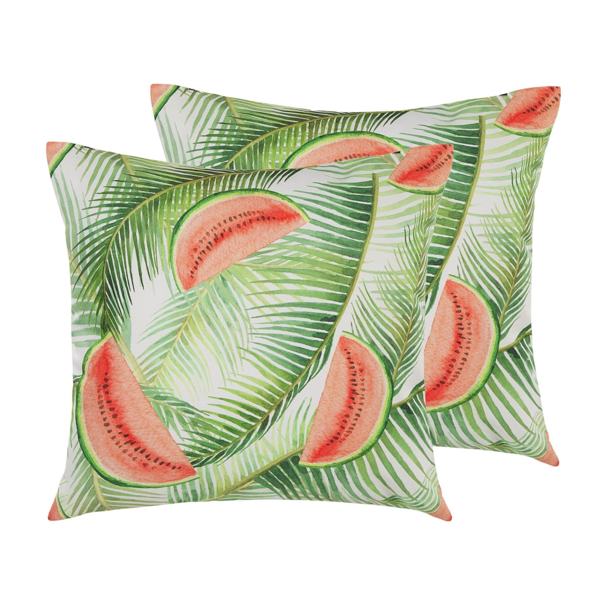 2 poduszki ogrodowe w arbuzy 45 x 45 cm wielokolorowy LOVOLETO
