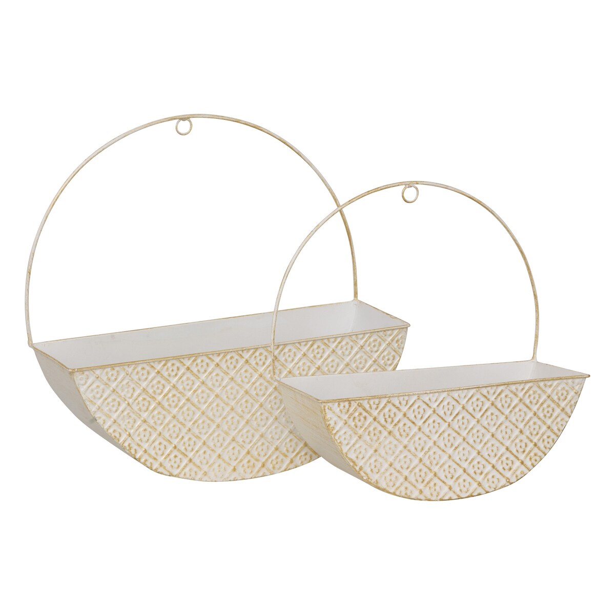 Zestaw 2 doniczek ściennych TINO, 34 cm