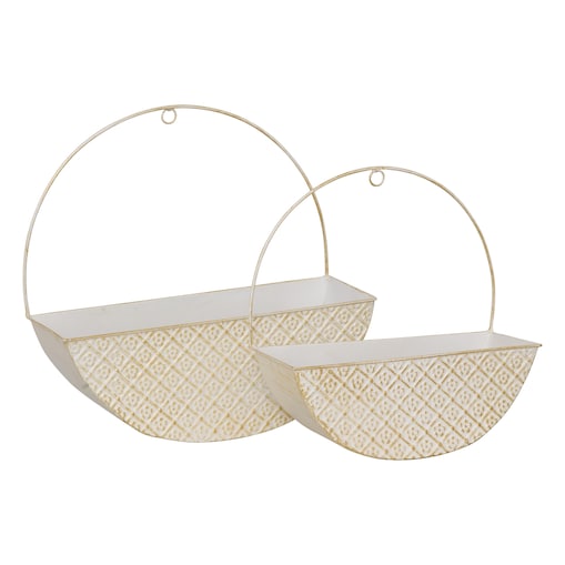 Zestaw 2 doniczek ściennych TINO, 34 cm