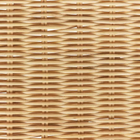 Stolik kawowy ogrodowy LIVADEIA 60 cm 96 cm Rattan Naturalny