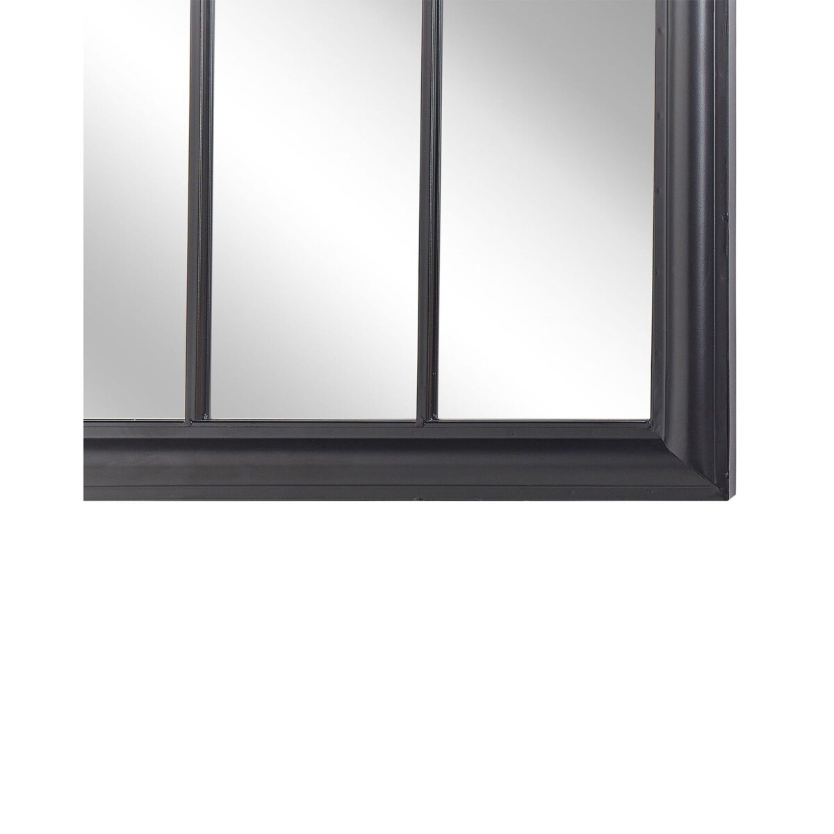 Lustro ścienne EMBRY 69 cm 89 cm Metal Czarny